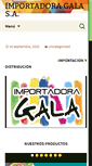 Mobile Screenshot of importadoragala.com